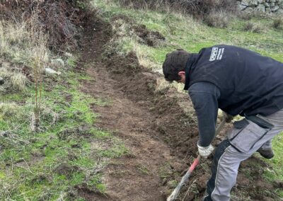 Hacenderas en Torrecaballeros para el mantenimiento y recuperación de caceras