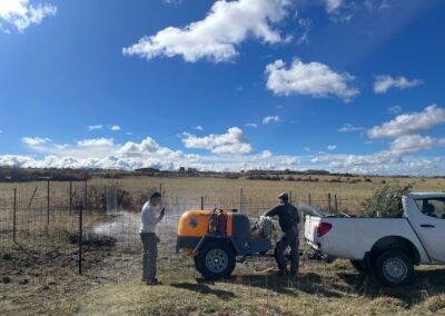 Hacenderas en Torrecaballeros para plantación de islas de biodiversidad