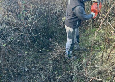 Hacenderas en Torrecaballeros para el mantenimiento y recuperación de caceras