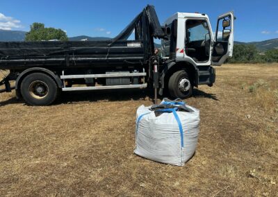Estudio de compost y muestras en granjas para aumentar la biomasa forestal