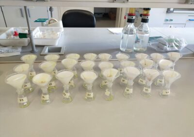 Estudio de compost y muestras en granjas para aumentar la biomasa forestal
